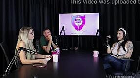 Lexi Mallet and Bruna Carlos star in Bora Cast compilation, seen through sheer red