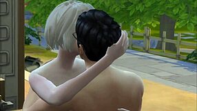 Sims 4 Voyeur Catches Blowjob And Cum In Bath