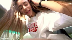 Risky Public Car Threesome Turns to Rough Home Sex and Facial