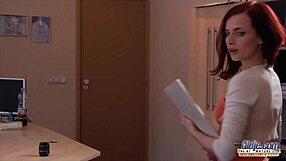 Young Secretary Rides Boss Cock! Office Fuck And Blowjob!