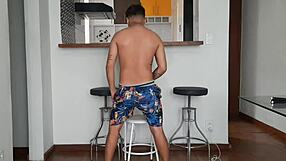 Allie PJTX Suggestively Licks Latina Teen's Big Ass And Tits