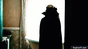 a guy fucking girlfriend in cosplay