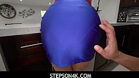 Does the stepson fuck his busty stepmom doggystyle? from stepson4k.