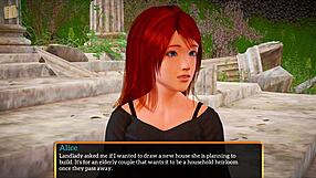 My new family game turns erotic with teen redhead