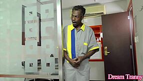 tgirl isa lawrence opens her mouth for bbc cum after getting banged