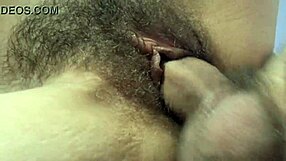 Wife begs for fast creampie during homemade fucking session