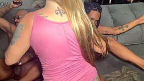 i take dp from three guys in the bush