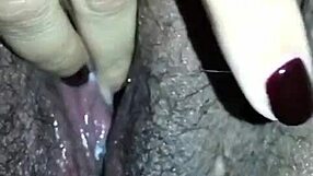 slut fingering her wet pussy while she cums hard