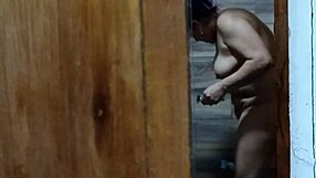 I get hotter every day spying on my sister-in-law bathing in the shower