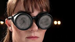 i admire the beautiful brunette in her unique performance