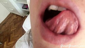 Tongue Saliva Throat Fetish