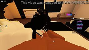 Roblox Femboy Treated Like Slut with Big Black Cock