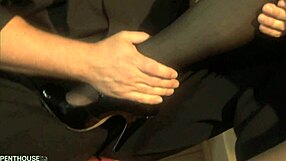 Stunning Tristan Gets Pierced Pussy Fucked In Foot Fetish