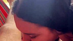 Colombiana Horny Pulling Boyfriend's Penis On Street And Sucking It