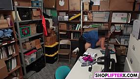 cutie lily faces the consequences for stealing from the office!