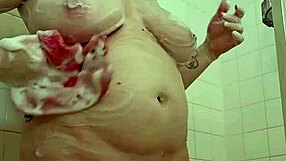 having a fun shower session with domme mommy