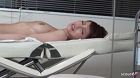 Slim Japanese Wife Orgasms from Masseur Massage