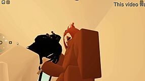 Roblox Femboy Treated Like Slut with Big Black Cock