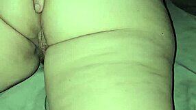 back massage reveals pussy lips and ass