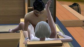 Sims 4 Voyeur Catches Blowjob And Cum In Bath