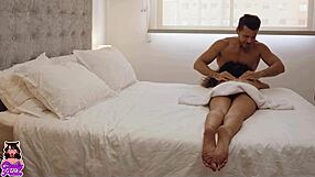 Latina masseuse gives petite submissive riding sex in happy ending massage with andy stone