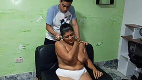 Will My Stepmom Moan During This Tit-Sucking Massage?