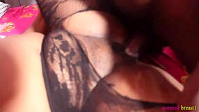 black monster cock nephew tastes his fat ass anut wet and creampie pussy for the first time