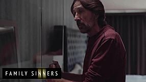 Family sinners moreninha linda pequetita 18+ leva pau de lado na buceta do avô postiço