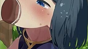 I collect Mizumuni's deepthroat scenes