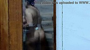 I get hotter every day spying on my sister-in-law bathing in the shower