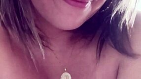 mature woman bathing in the shower