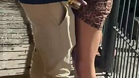 brazilian married woman fucks big black cock after party, creampie in pussy in front of cuckold