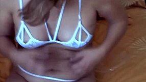 i get too excited to show off my tits while stepsons friends jerk off and cum