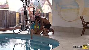 i love playful girls' swimming lesson turning interracial