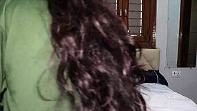 Hot step-sister passionate sex with loud moaning and cum inside her pussy