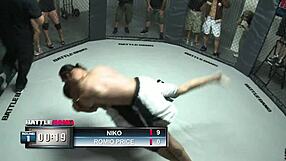 getting into her pussy after the fight with rough doggy and squirting