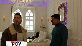 Double Teaming Ukrainian Supermodel Josephine in the New Condo