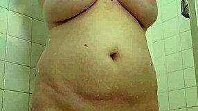 having a fun shower session with domme mommy