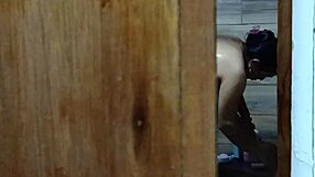 I get hotter every day spying on my sister-in-law bathing in the shower