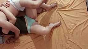 Indonesian couple shares intimate sex with blowjob and creampie.