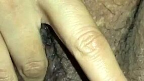 slut fingering her wet pussy while she cums hard