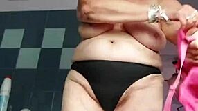 German Granny Fucks Hairy Beaver With Cucumber Food