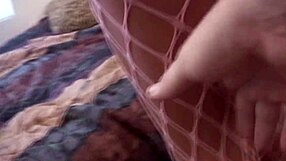 Jenny Welch Gives BF Lap Dance in Pantyhose While He Rips Them Off