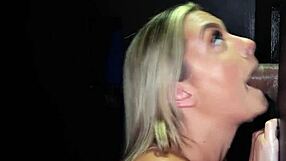 Gypsy swallows mouthful of cum