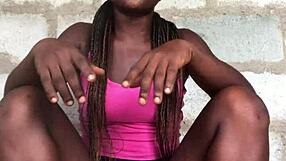 Crazybitch Enjoying Her Privacy Till She Decides To Dildo Fuck Both Pussy And Asshole