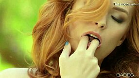 Ashley Graham in Babes Come With Me. Featuring femdom strapon and handjob action.