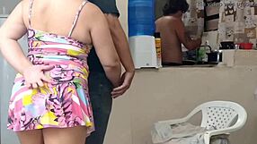 naughty wife cheats right beside her cuckold husband