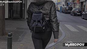 Alysa Gap Endures Intense Public Anal Pick-Up in POV.