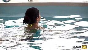 i love playful girls' swimming lesson turning interracial