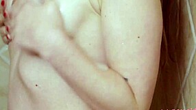 Charming Blonde Girl Took A Hot Shower